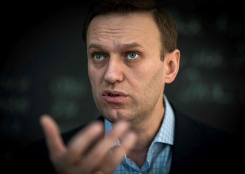 Oppositiojohtaja Aleksei Navalnyi kertoi, että ratsioita oli tehty yli sadassa toimistotilassa. LEHTIKUVA/AFP