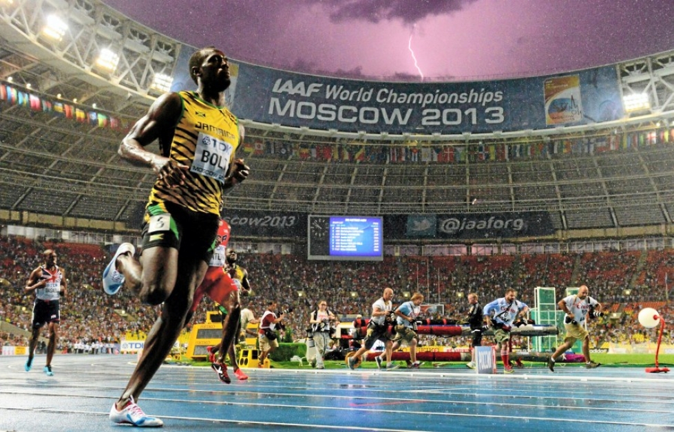 Sade ei haitannut Usain Boltin juoksua.