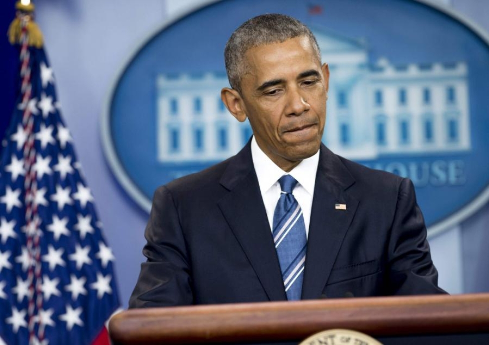 Presidentti Obama kuvaili oikeuden päätöstä "sydäntäsärkeväksi". LEHTIKUVA/AFP