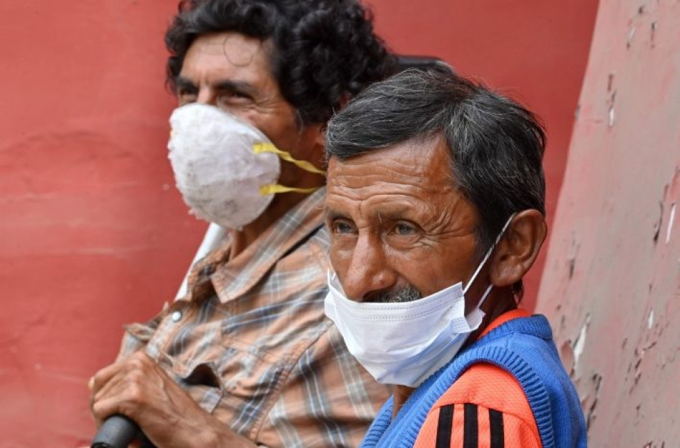 Perussa on todettu yli 1 400 koronavirustartuntaa. LEHTIKUVA/AFP