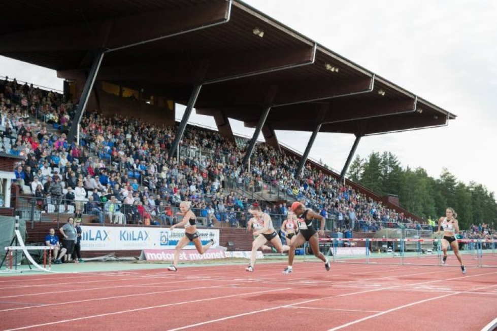 Naisten 100 metrin aitajuoksu ja siinä syntynyt uusi suomenennätys huipensivat keskiviikkoisen yleisurheiluillan.