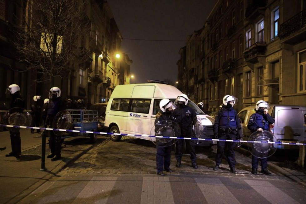 Salah Abdeslam pidätettiin Brysselissä reilut kaksi viikkoa sitten. LEHTIKUVA/AFP