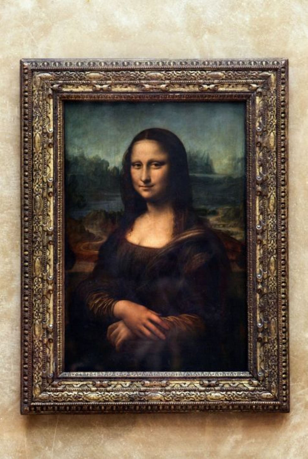 Mona Lisa saapui Louvreen vuonna 1804, jonka jälkeen sitä on liikuteltu äärimmäisen vähän. LEHTIKUVA/AFP