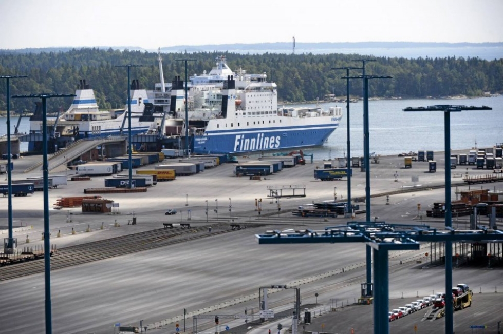 Lastit eivät liikkuneet Vuosaaren satamassa Helsingissä keskiviikkona.