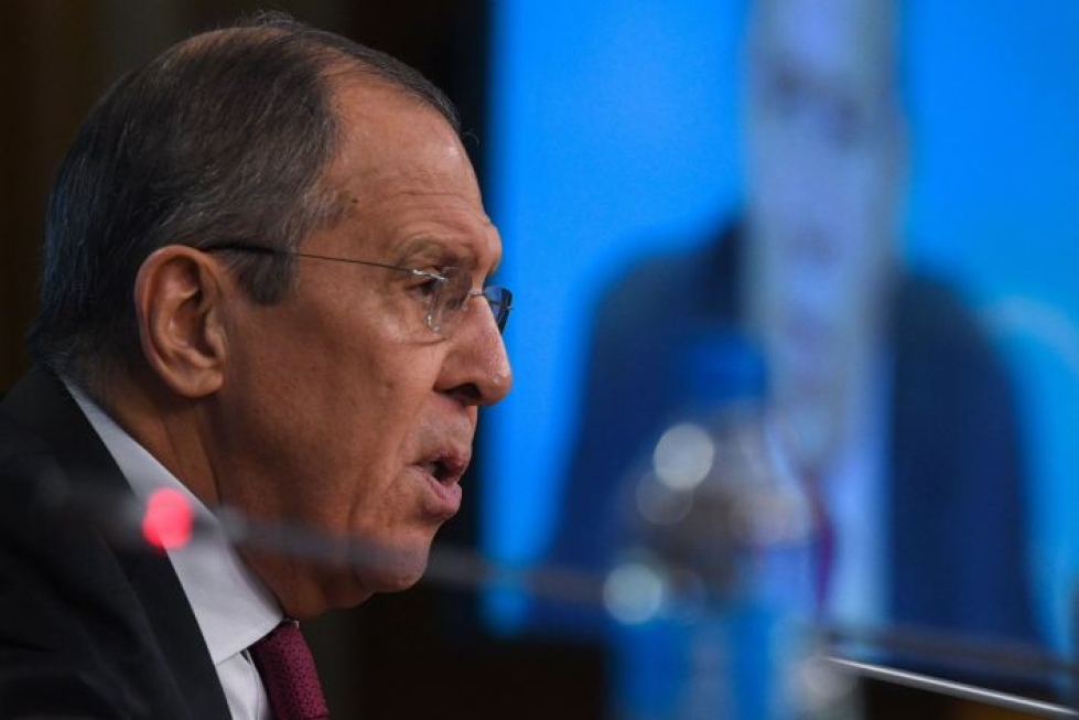 Venäjän ulkoministeri Sergei Lavrov toivoo Euroopalta yhteistyötä Inf-ohjuskieltosopimuksen eteen. LEHTIKUVA/AFP