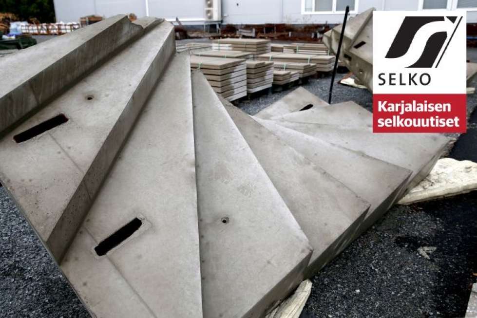 Kuukivi Design valmistaa Liperissä esimerkiksi kierreportaita betonista.