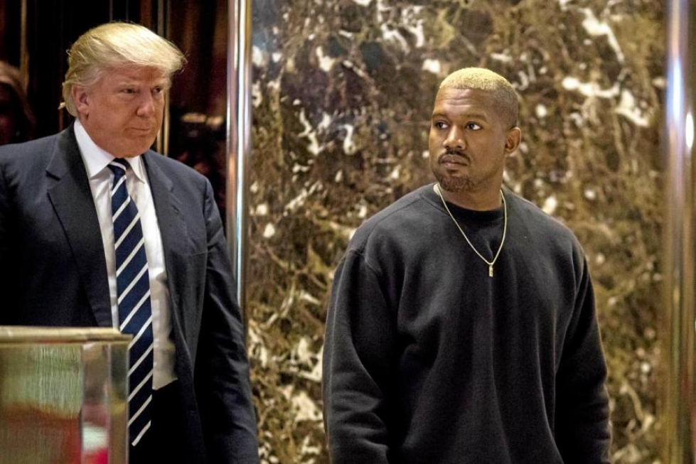 Donald Trump ja Kanye West tapasivat Trump Towerissa New Yorkissa.