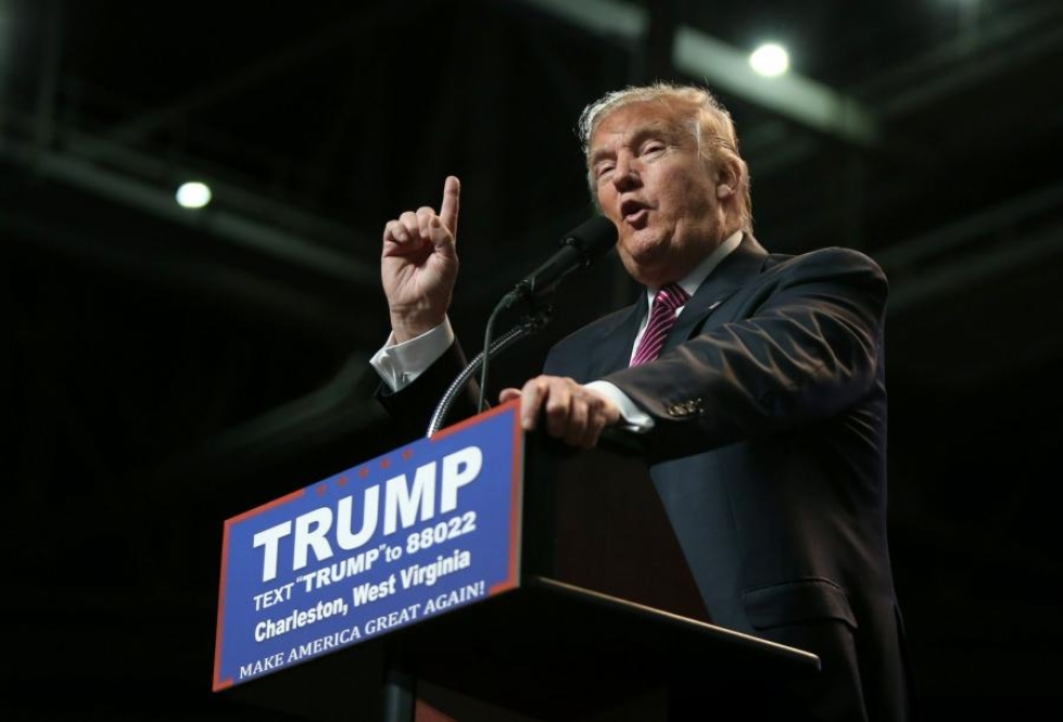 Donald Trumpin mielestä ei ole ongelma, että osa republikaanipuolueen jäsenistä ei kannata hänen ehdokkuuttaan. LEHTIKUVA/AFP