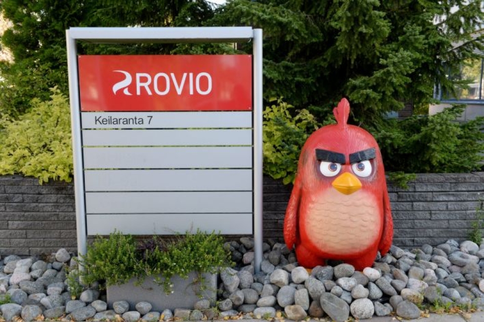 Angry Birdsistä tunnetun Rovion oikaistu liikevoitto ja liikevaihto putosivat. LEHTIKUVA / Mikko Stig