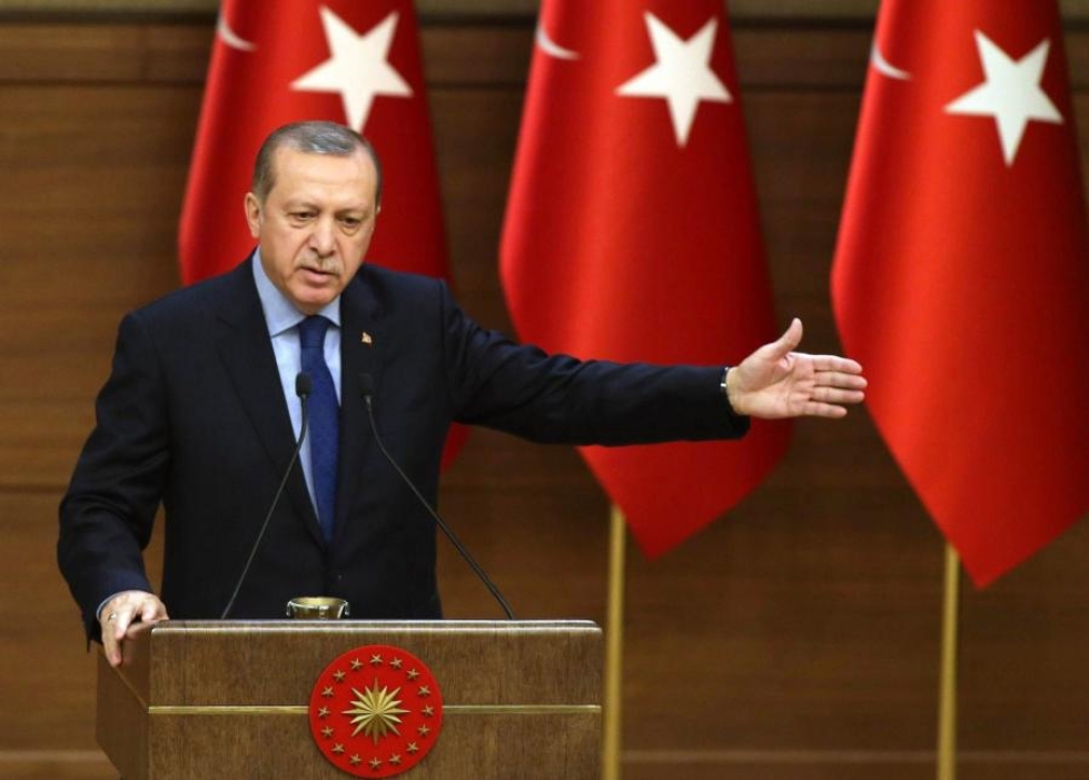 Presidentti Recep Tayyip Erdogan julisti Turkkiin poikkeustilan heinäkuun vallankaappausyrityksen jälkeen. LEHTIKUVA/AFP