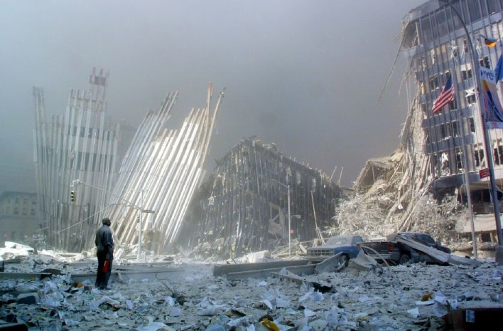 Kuva otettu 11.9.2001 New Yorkissa.