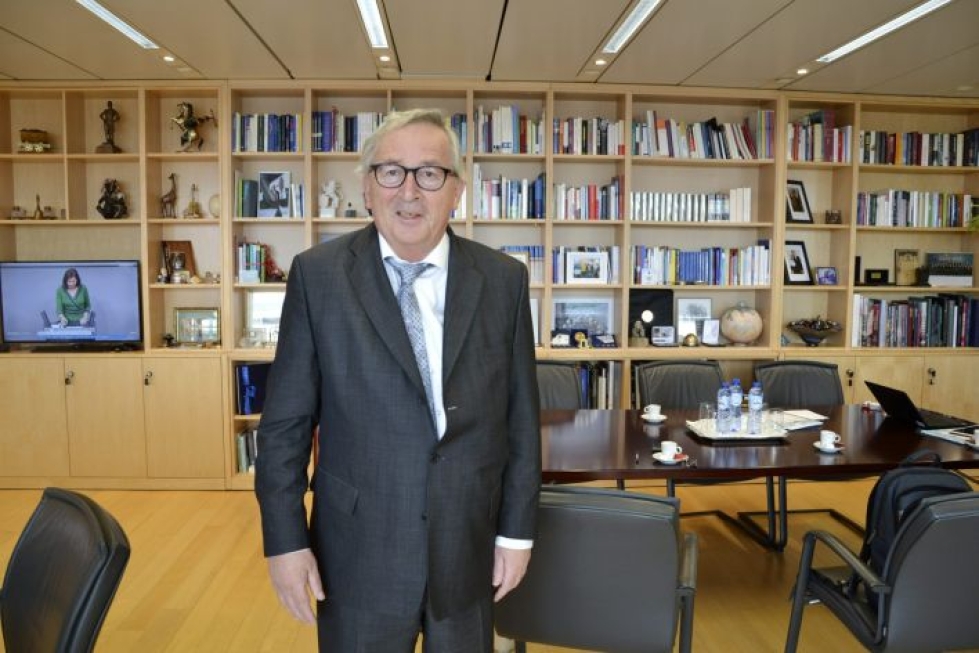 Jean-Claude Junckerin viisivuotinen kausi komission johdossa on päättymässä syksyllä. LEHTIKUVA / Anniina Luotonen