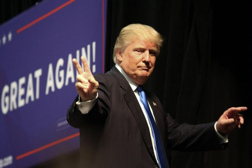 Yhdysvaltain tuleva presidentti Donald Trump arvosteli Kiinan toimintaa. LEHTIKUVA/AFP