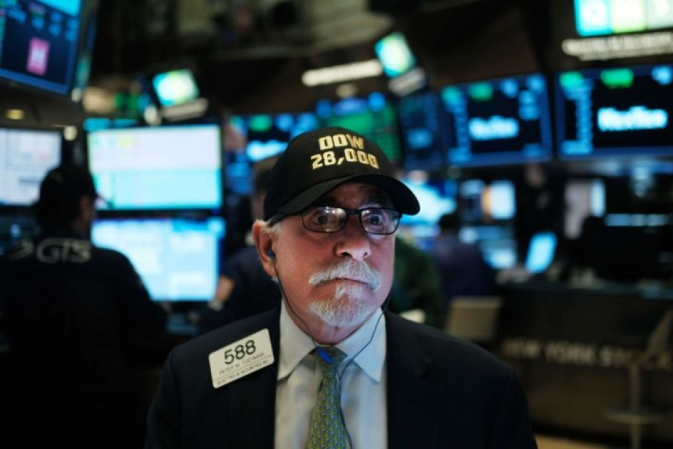 Nousutunnelmat jatkuvat Wall Streetillä. Lehtikuva/AFP