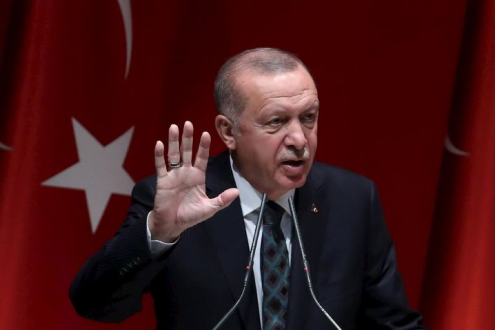 Turkin presidentti Recep Tayyip Erdogan. LEHTIKUVA/AFP