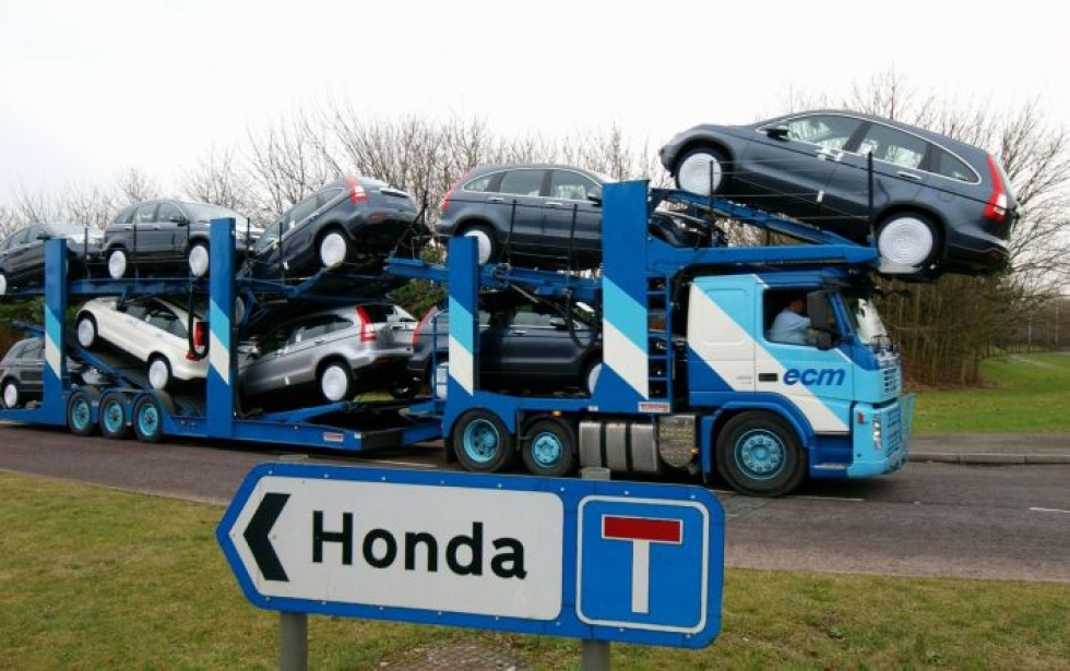 Honda aikoo sulkea Swindonin-tehtaansa parin vuoden päästä, vuonna 2021. Lehtikuva/AFP