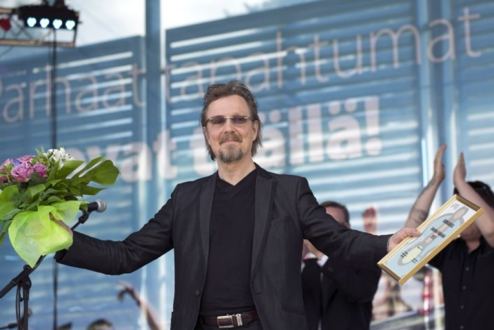 Pave Maijanen sai Iskelmä Finlandian vuonna 2012. Lehtikuva  /Jukka Töyli