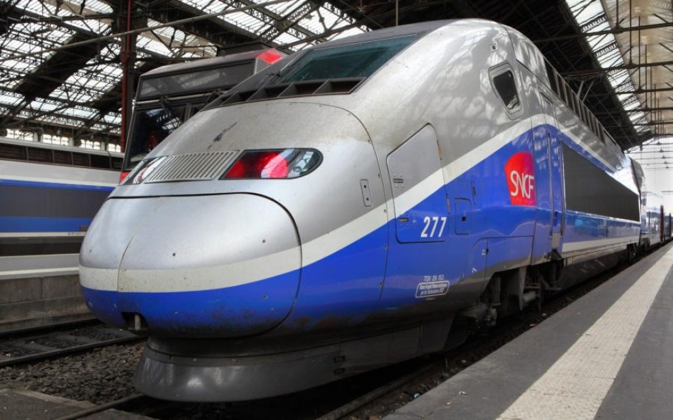 Ranskan tunnetut, nopeat TGV-junat ovat Alstomin valmistamia. LEHTIKUVA/AFP