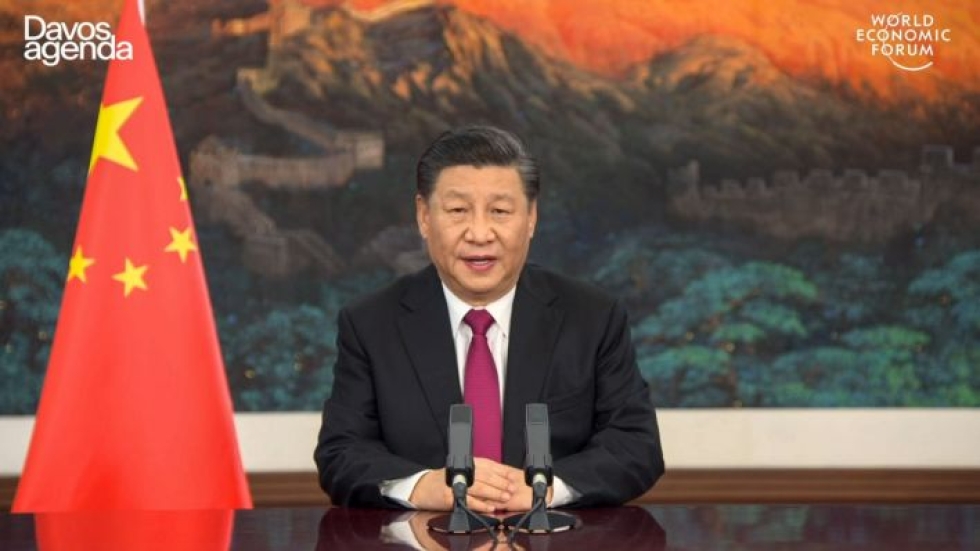 Kiinan johtajan mukaan "pienten klikkien rakentaminen" ja toisten valtioiden uhkailu jakaa maailmaa entisestään. LEHTIKUVA / AFP