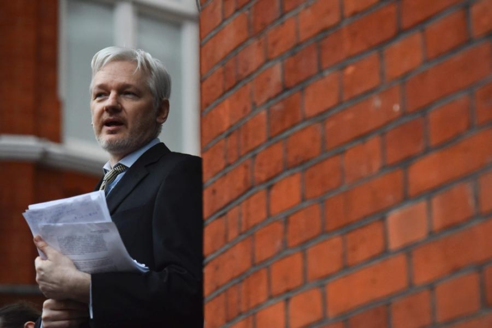 Julian Assange päätyi pakoilemaan seksuaalirikoksen epäilyjä Ecuadorin Lontoon-suurlähetystöön. LEHTIKUVA/AFP
