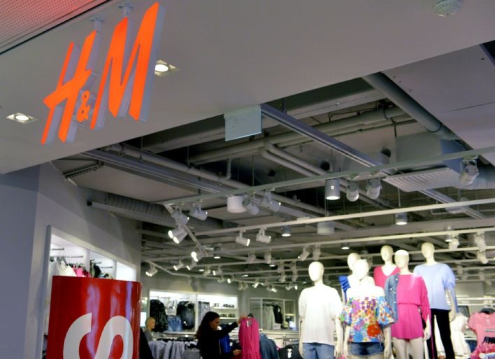 H&M:n osakekurssi lähti nousuun perjantaina Tukholman pörssissä. LEHTIKUVA / IRENE STACHON