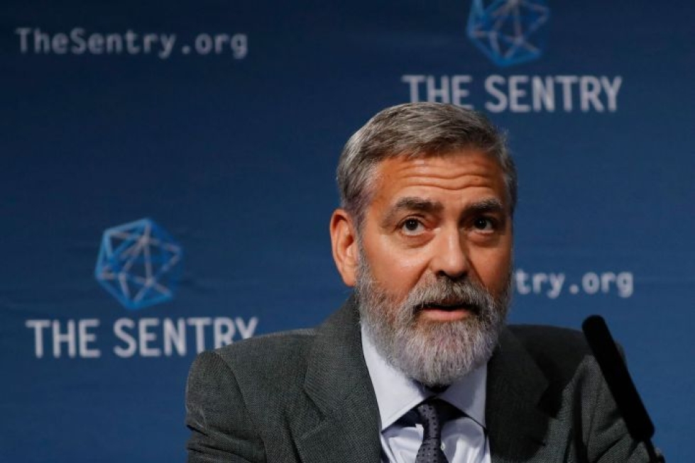 Näyttelijä George Clooney tähdittää Nordic Business Forumin puhujakokoonpanoa. Lehtikuva/AFP