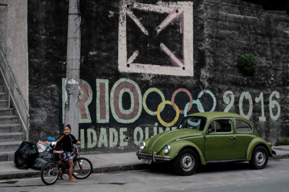 Olympialaisten alla moni seikka epävakauttaa Brasiliaa. LEHTIKUVA/AFP
