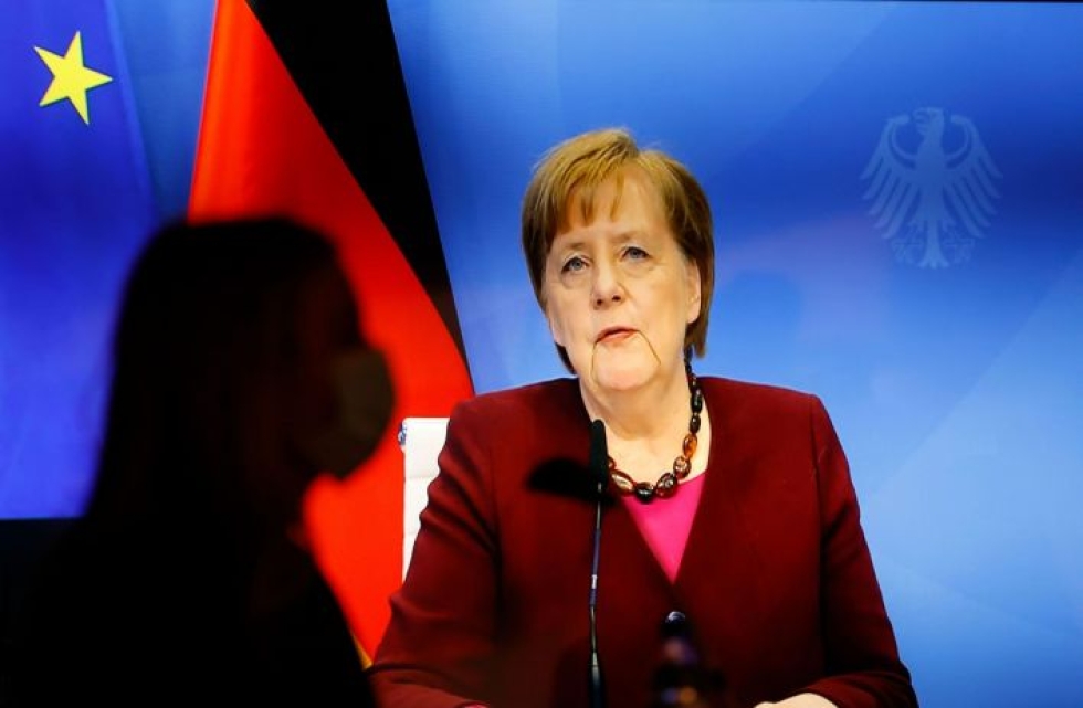 Merkel jättää liittokanslerin toimen syyskuussa. LEHTIKUVA/AFP