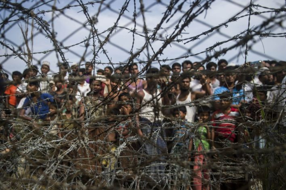 Rohingyojen elämää Rakhinen osavaltiossa kaventavat tiukat rajoitukset. LEHTIKUVA / AFP