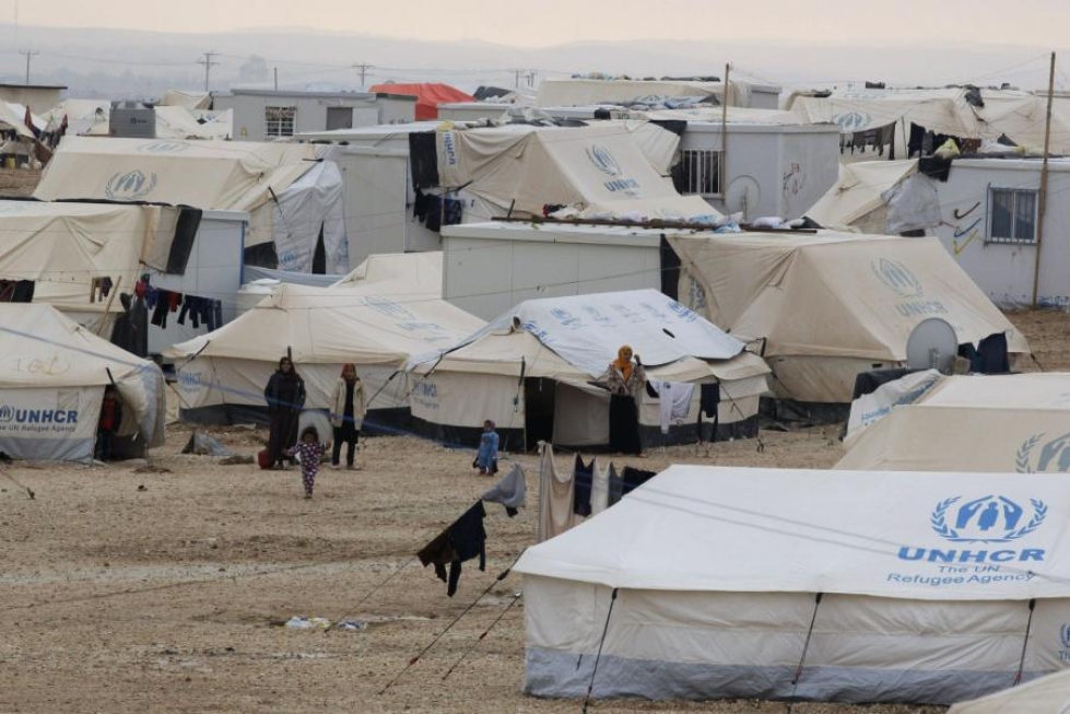 Yhdysvaltoja on kritisoitu liian hitaasta reagoinnista Syyrian konfliktia paenneiden ihmisten auttamiseksi. LEHTIKUVA/AFP