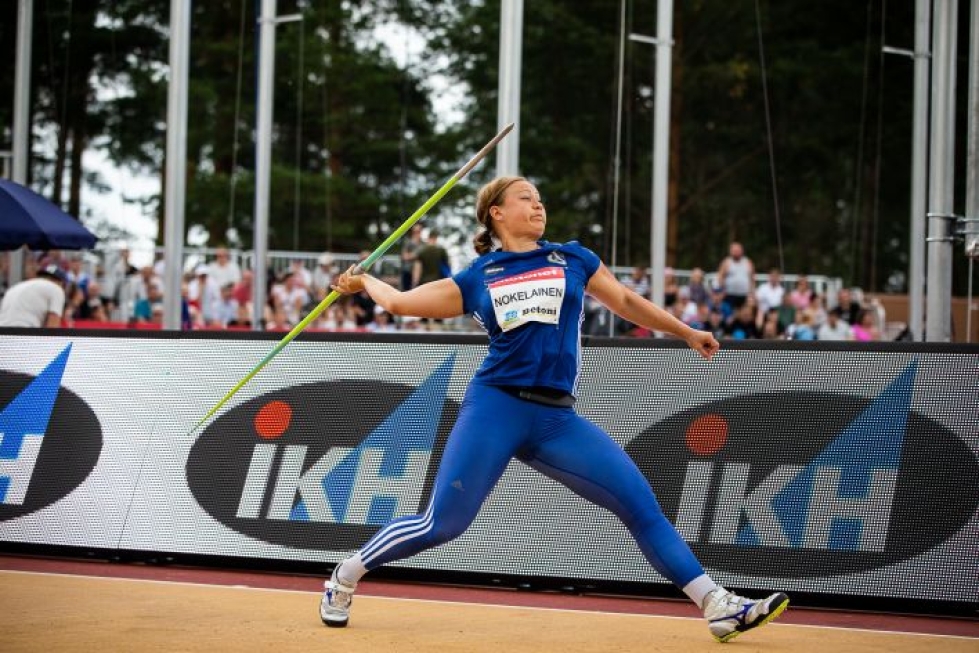 Joensuun Katajan Heidi Nokelainen heitti SM-pronssille kesällä Jyväskylän Kalevan kisoissa. Nokelainen tavoittelee arvokisoihin pääsyä ja menestystä tulevina vuosina Heli Rantasen valmennuksessa.