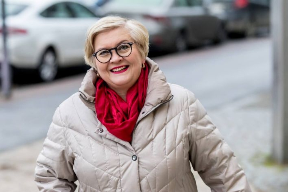 Kunta- ja uudistusministeri Anu Vehviläinen.