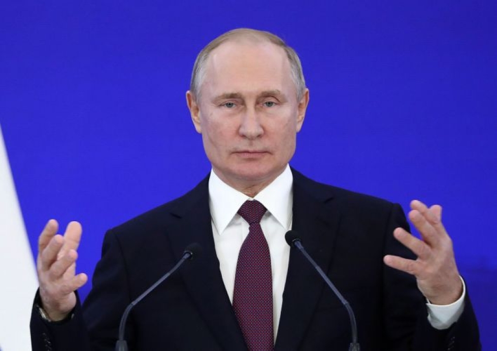 Vladimir Putinin puhetta parlamentille saapuu perinteisesti kuulemaan poliitikkojen lisäksi maan korkein eliitti.