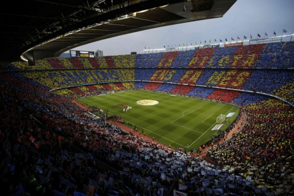 Barcelona–Real Madrid-ottelun siirrosta päättää virallisesti Espanjan jalkapalloliitto. LEHTIKUVA/AFP