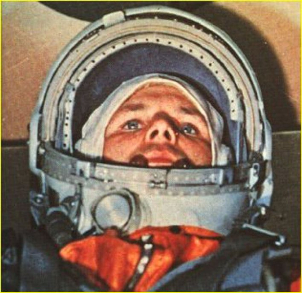 Gagarinin Vostok 1 -lento avaruudessa kesti kaksi tuntia. LEHTIKUVA/AFP