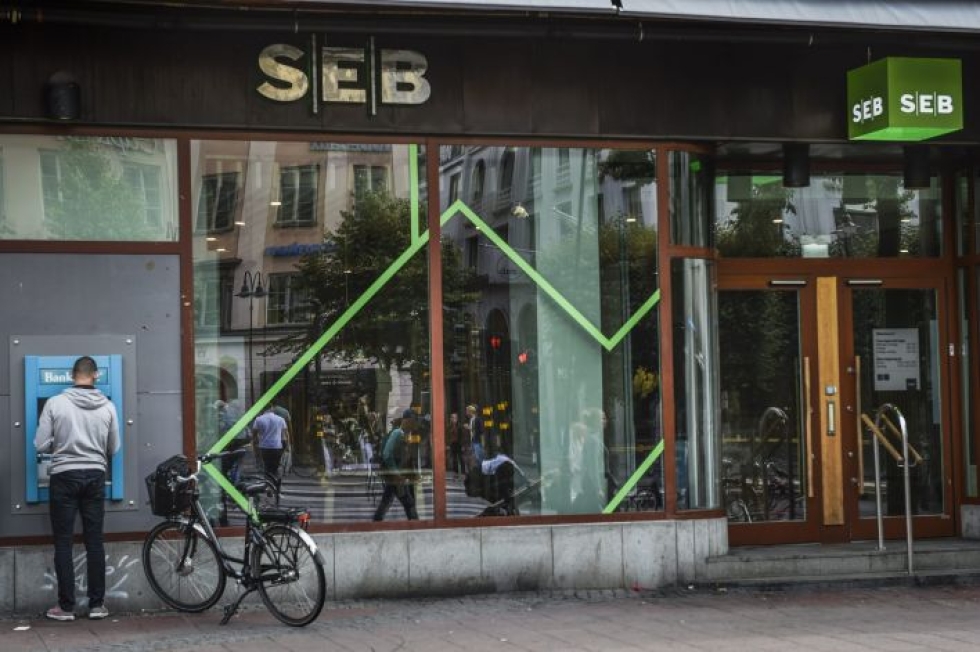 Ruotsin Finanssivalvonnan mukaan SEB-pankki on ollut liian hidas tarttumaan toimiin rahanpesun estämiseksi. LEHTIKUVA / Emmi Korhonen