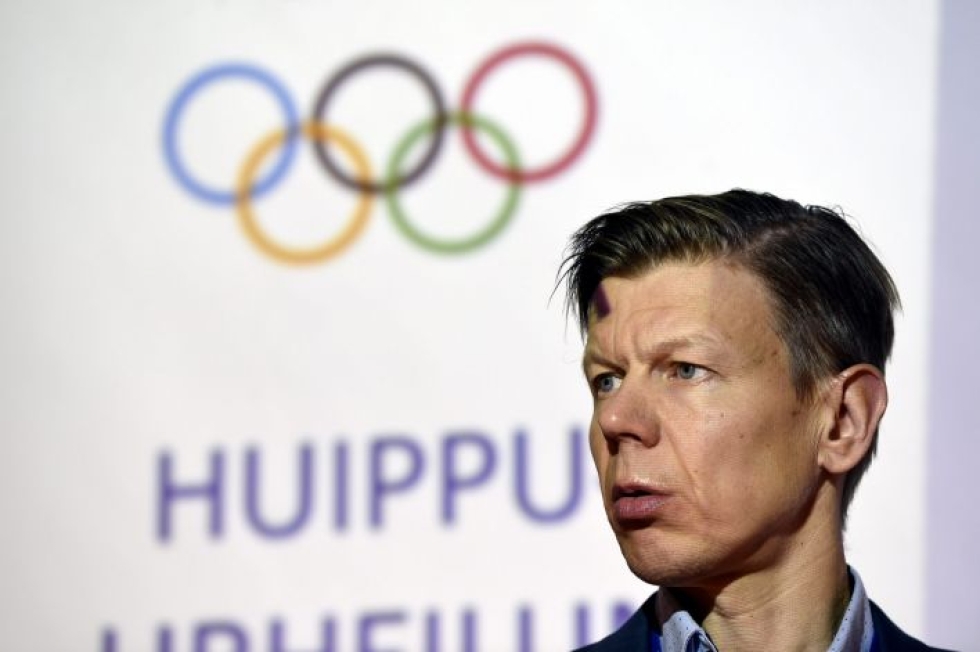 Olympiakomitean toimitusjohtajan Mikko Salosen mukaan uuden tukipaketin tarve on huutava. LEHTIKUVA / ANTTI AIMO-KOIVISTO