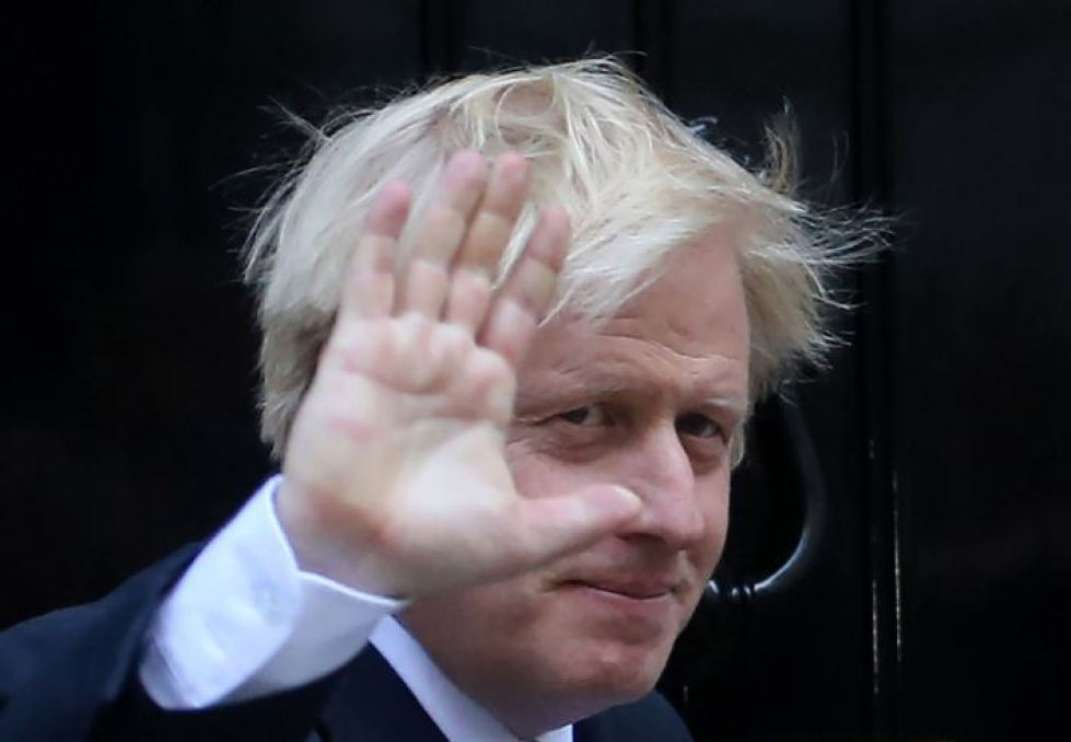 Pääministeri Boris Johnson on kuitenkin toistuvasti sanonut, että Britannia lähtee EU:sta lokakuun lopussa joko sopimuksen kanssa tai ilman.  LEHTIKUVA/AFP
