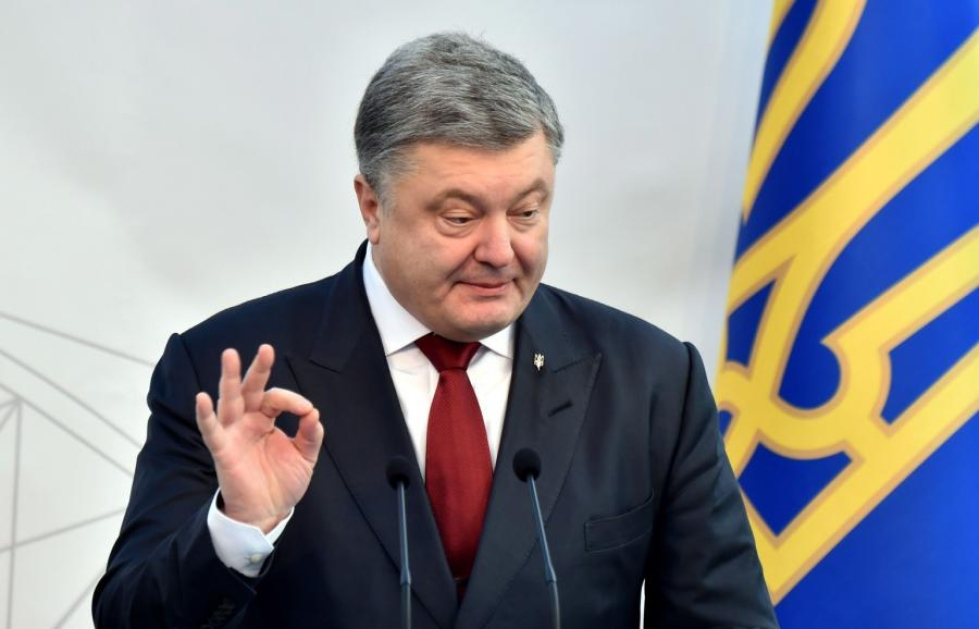 Ukrainan presidentti Petro Poroshenkon hallinto jarruttaa korruption vastaisia toimia. LEHTIKUVA/AFP