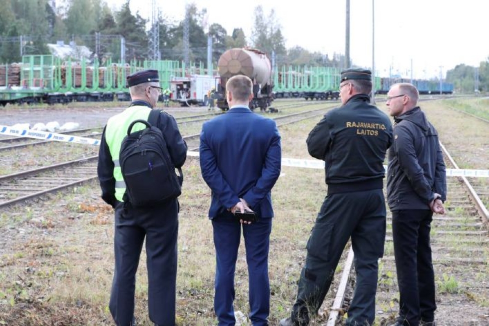 Puolustusvoimat harjoitteli yhdessä muiden viranomaisten kanssa Joensuussa syksyllä 2018.