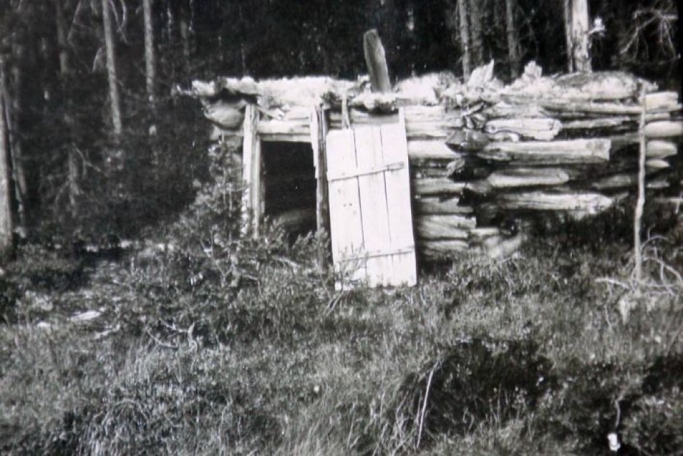 Partio löysi veljekset saunalta, josta 1960-luvulla oli jäljellä vielä tämän verran.