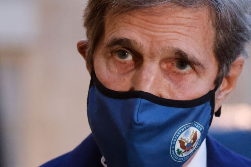 Yhdysvaltain ilmastoasioiden erikoislähettiläs John Kerry on ollut tuoreeltaan vierailulla Shanghaissa.  LEHTIKUVA / AFP