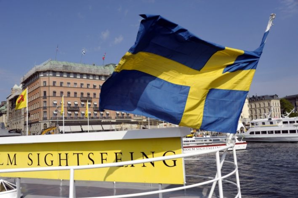 Ruotsin talous on kehittynyt vahvasti, ja Ruotsin keskuspankki Riksbank  haluaa tukea edelleen nykyistä korkeasuhdannetta. LEHTIKUVA / Sari Gustafsson