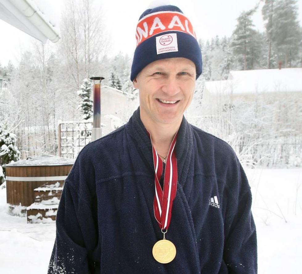 Petri Kettunen voitti viikko sitten salibandyn MM-kultaa joukkueensa kanssa.