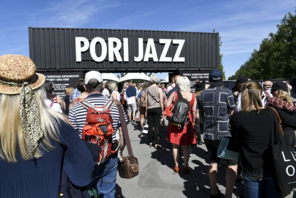 Muun muassa Pori Jazz on tältä vuodelta peruttu. LEHTIKUVA / MARTTI KAINULAINEN