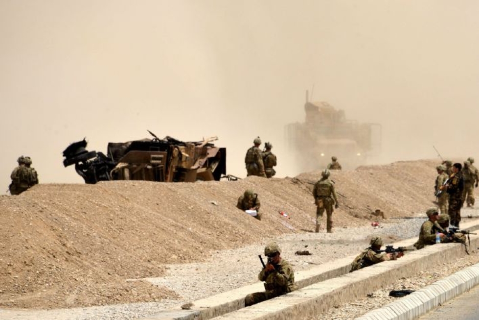Tavoitteena on ollut yhdysvaltalaisjoukkojen vetäminen Afganistanista. LEHTIKUVA/AFP