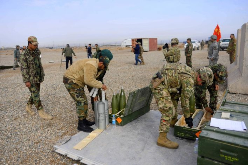 Jos sopimukseen päädytään, voisi sitä seurata yhdysvaltalaisten joukkojen vetäminen Afganistanissa. LEHTIKUVA/AFP