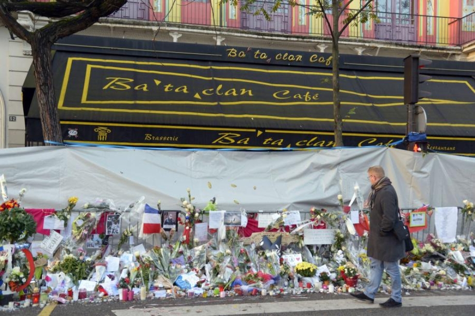 Suurin osa Pariisin vuoden 2015 iskussa kuolleista sai surmansa Bataclan-konserttisalissa. LEHTIKUVA/AFP