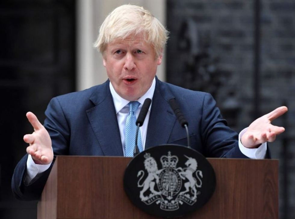 Boris Johnson haluaa ehdottomasti brexitin toteutuvan lokakuun lopussa. Lehtikuva/AFP