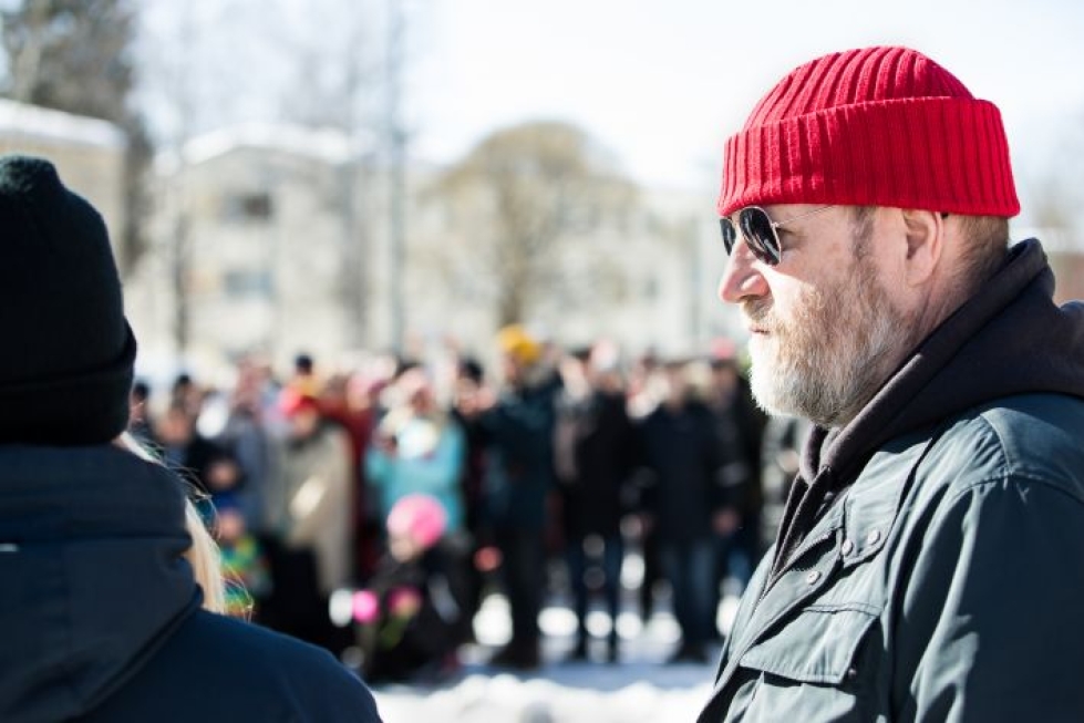 Markku Pölösen uutta Oma maa -elokuvaa kuvattiin viime huhtikuussa Joensuussa.